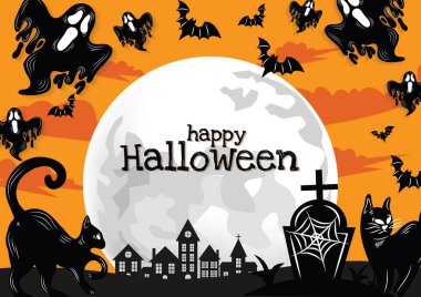 halloween banner for halloween content vector design
