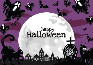 halloween banner for halloween content vector design