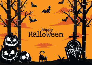 halloween banner for halloween content vector design