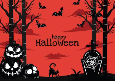 halloween banner for halloween content vector design