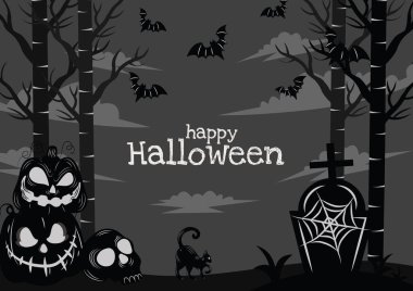 halloween banner for halloween content vector design