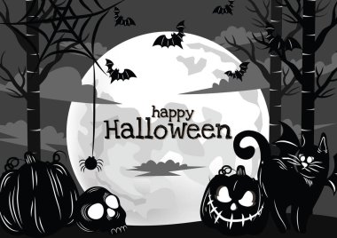 halloween banner for halloween content vector design