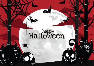 halloween banner for halloween content vector design