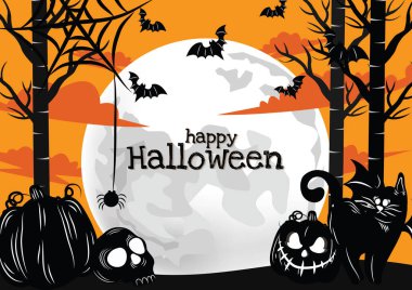halloween banner for halloween content vector design