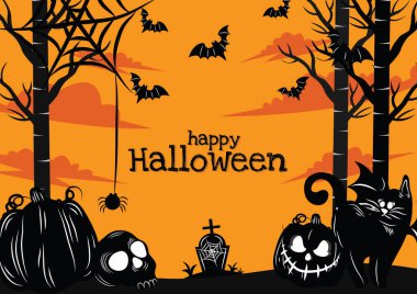 halloween banner for halloween content vector design