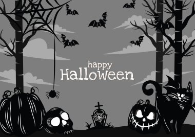 halloween banner for halloween content vector design