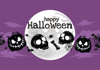 halloween banner for halloween content vector design