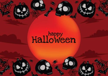 halloween banner for halloween content vector design