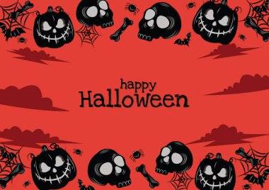 halloween banner for halloween content vector design