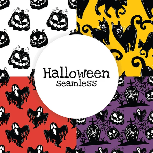 Halloween Banner Halloween Content Vector Design — Archivo Imágenes Vectoriales