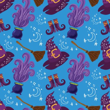 halloween items for halloween content vector design