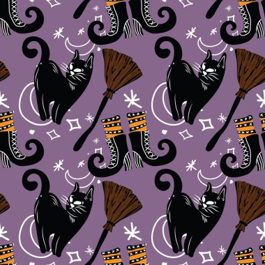 halloween items for halloween content vector design