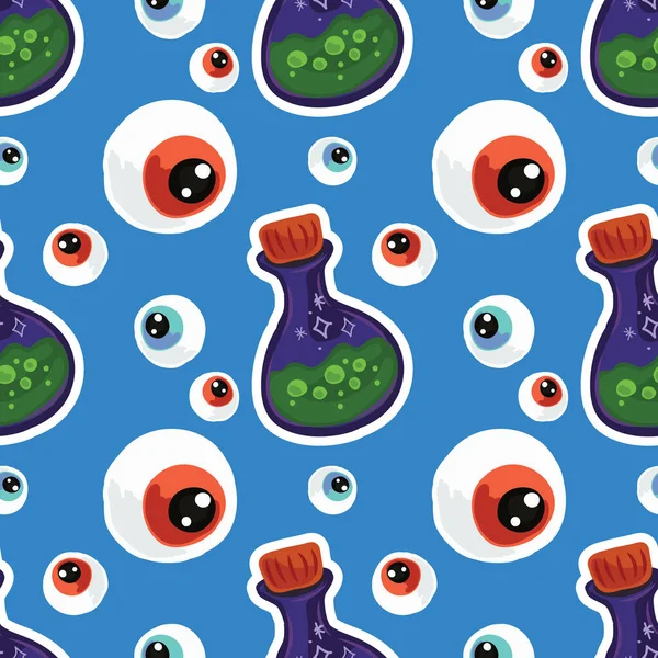 halloween cute item seamless vector design