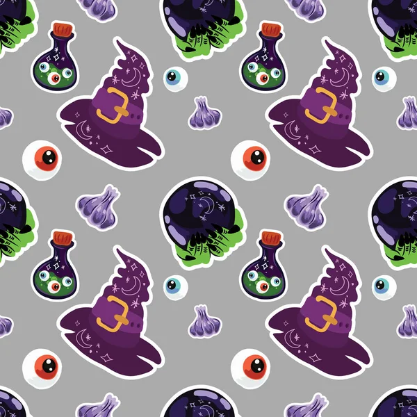 halloween cute item seamless vector design