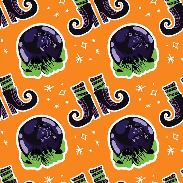 halloween cute item seamless vector design