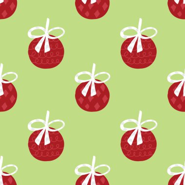 cute chrismas seamless pattern for wrapping paper