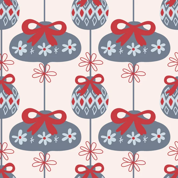 Різдвяний Дзвіночок Декоративні Елементи Різдвяного Дизайну — стоковий вектор