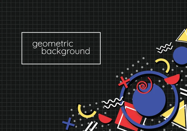 Abstract Geometric Background Vector Design Banner Wallpaper — Stockvektor