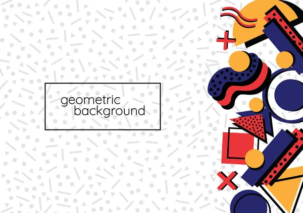 Abstract Geometric Background Vector Design Banner Wallpaper — Stockvektor