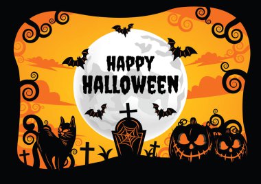 halloween banner for halloween content vector design