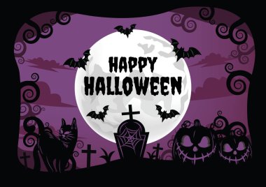 halloween banner for halloween content vector design