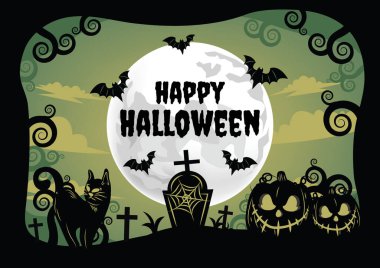 halloween banner for halloween content vector design