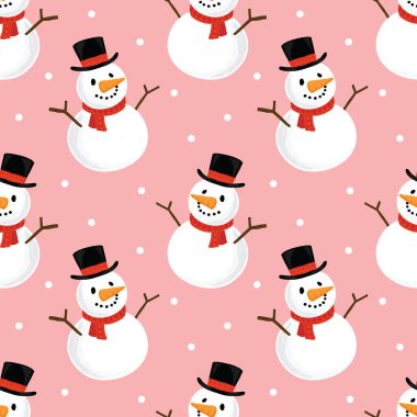 cute christmas items seamless pattern design for wrapping paper
