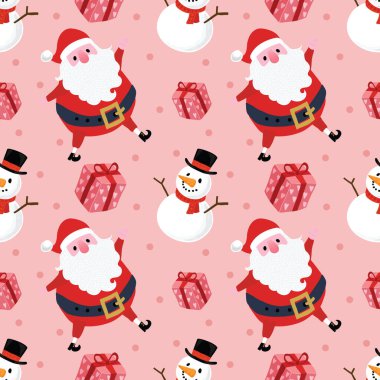 cute christmas items seamless pattern design for wrapping paper