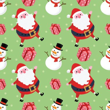 cute christmas items seamless pattern design for wrapping paper
