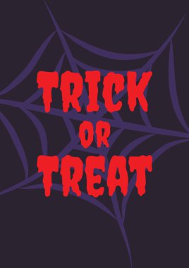 spooky halloween card design vector