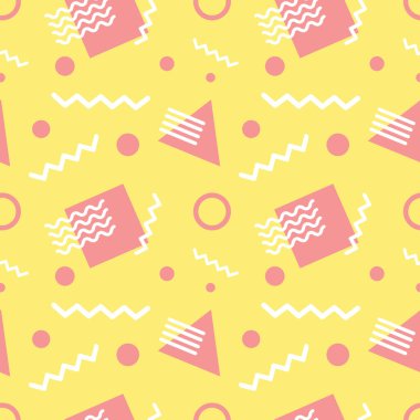 memphis seamless pattern design background design