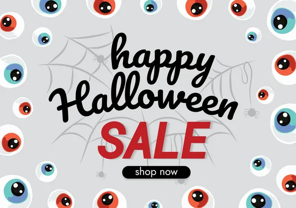 Fantasmagorique Bannière Vente Halloween Pour Cette Halloween — Image vectorielle
