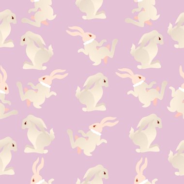 Tavşanlı Paskalya kartı için vektör boho renk arka planı. Mutlu Paskalya bayrağı, tebrik kartı, poster. 