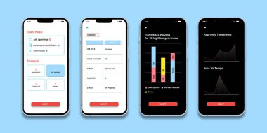 UI bir başvuru takip sistemi tasarladı..