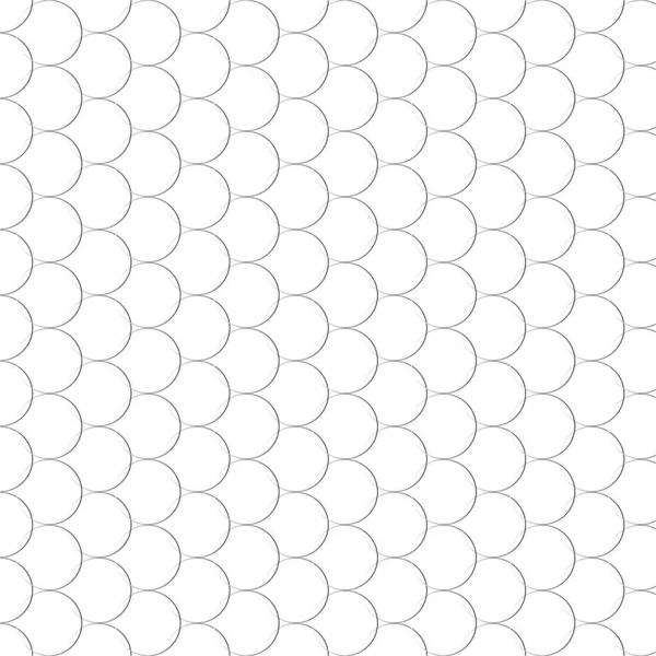 Monochrom Seamless Pattern Circles — Stockvektor