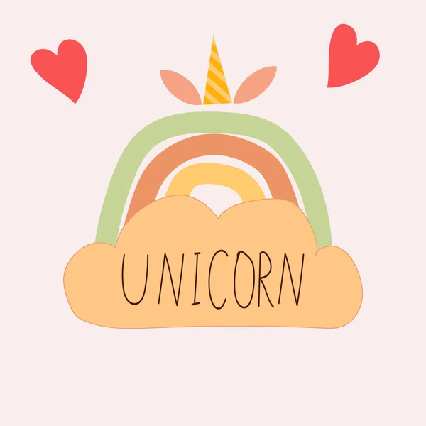 Boho gökkuşağı tek boynuzlu atı