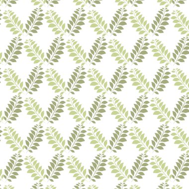 Beyaz arka planda bitkiler olan kusursuz bir desen. Botanik süsü.