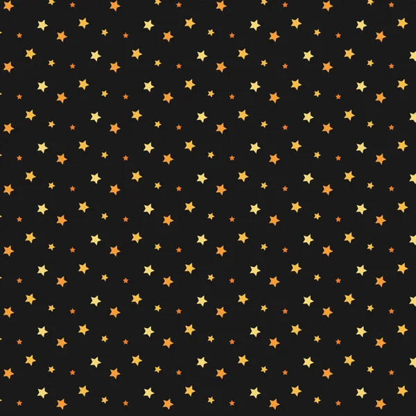 Kusursuz evrensel model. Altın yıldızlar. Siyah arkaplanda yıldızlar..