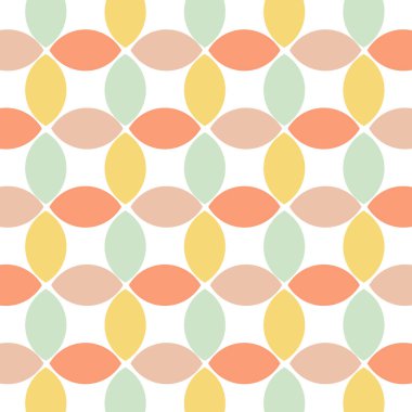 Colorfull seamless retro pattern. Vector