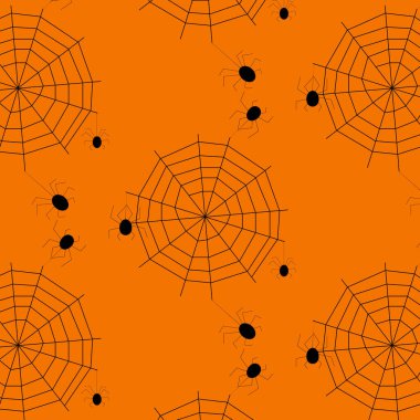 Kızlar ve oğlanlar için soyut, pürüzsüz bir model. Cadılar bayramında cadıyla yaratıcı vektör geçmişi. Tekstil ve kumaş için komik duvar kağıtları. Moda tarzı. Çocuklar için renkli parlak resim.