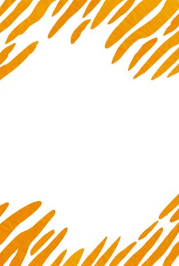 Kaplan desenli kartpostal şablonu 