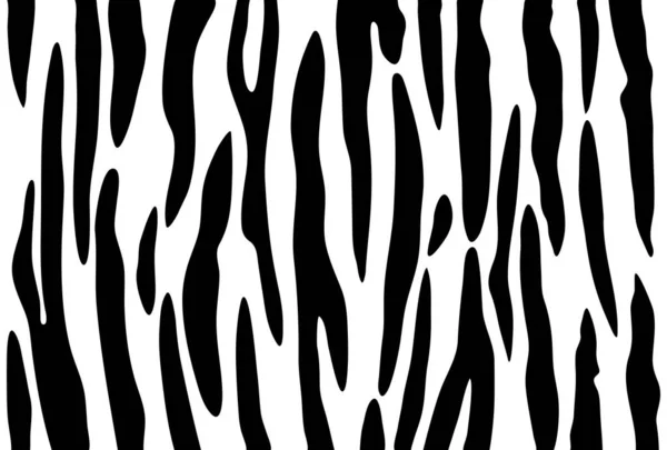 Postcard Sized Black White Tiger Pattern Horizontal Design Material Illustration — Stock Photo, Image