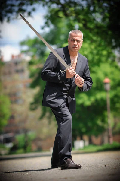 Lameco Astig Combatives instructor demonstrates stick fighting t