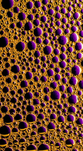 Barevné Abstraktní Pěnové Bubliny Tapetě — Stock fotografie