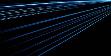 Gece arabaların ışıkları. uzun pozlama