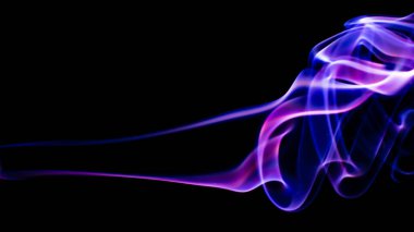 dumanı siyah arkaplanda