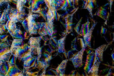 köpük baloncukları, arkaplan veya doku için soyut resim