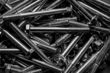 inşaat vidaları, arkaplan veya doku