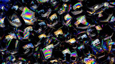 köpük baloncukları, arkaplan veya doku için soyut resim