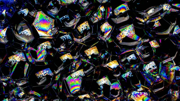 köpük baloncukları, arkaplan veya doku için soyut resim